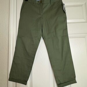 Talbots Women's Olive Straight Leg Pants